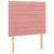 Pat box spring cu saltea, roz, 100x200 cm, catifea GartenMobel Dekor