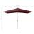 Umbrelă de soare cu stâlp din oțel & LED-uri, roșu bordo, 2x3 m GartenMobel Dekor