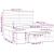 Pat box spring cu saltea, gri deschis, 180x200 cm, catifea GartenMobel Dekor