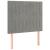Pat continental cu saltea, gri deschis, 80x200 cm, catifea GartenMobel Dekor