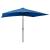 Umbrelă de soare cu stâlp din oțel & LED-uri, albastru, 2x3 m GartenMobel Dekor