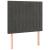 Pat box spring cu saltea, gri închis, 80x200 cm, catifea GartenMobel Dekor