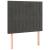 Pat box spring cu saltea, gri închis, 90x200 cm, catifea GartenMobel Dekor