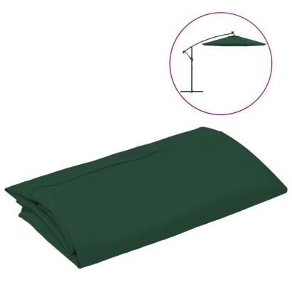 Pânză de schimb umbrelă de soare consolă, verde, 350 cm GartenMobel Dekor