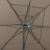 Umbrelă de soare 4 niveluri stâlp aluminiu gri taupe 250x250 cm GartenMobel Dekor