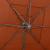Umbrelă de soare 4 niveluri stâlp aluminiu cărămiziu 250x250 cm GartenMobel Dekor