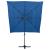 Umbrelă de soare 4 niveluri, stâlp aluminiu, azuriu, 250x250 cm GartenMobel Dekor