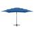 Umbrelă de soare 4 niveluri, stâlp aluminiu, azuriu, 250x250 cm GartenMobel Dekor