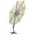 Umbrelă de soare 4 niveluri, stâlp de aluminiu, nisipiu, 3x3 m GartenMobel Dekor