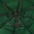 Umbrelă de soare 4 niveluri, stâlp de aluminiu, verde, 3x3 m GartenMobel Dekor