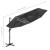 Umbrelă de soare 4 niveluri, stâlp de aluminiu, antracit, 3x3 m GartenMobel Dekor