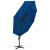 Umbrelă de soare 4 niveluri, stâlp de aluminiu, azuriu, 3x3 m GartenMobel Dekor
