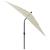 Umbrelă de soare 3 niveluri, stâlp aluminiu, nisipiu, 2,5x2,5 m GartenMobel Dekor