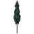 Umbrelă de soare 3 niveluri, stâlp aluminiu, verde, 2,5x2,5 m GartenMobel Dekor