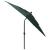 Umbrelă de soare 3 niveluri, stâlp aluminiu, verde, 2,5x2,5 m GartenMobel Dekor