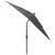 Umbrelă de soare 3 niveluri, stâlp aluminiu, antracit 2,5x2,5 m GartenMobel Dekor