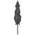 Umbrelă de soare 3 niveluri, stâlp aluminiu, antracit 2,5x2,5 m GartenMobel Dekor