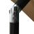 Umbrelă de soare 3 niveluri stâlp aluminiu gri taupe 2,5x2,5 m GartenMobel Dekor