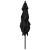 Umbrelă de soare 3 niveluri, stâlp aluminiu, negru, 2,5x2,5 m GartenMobel Dekor