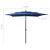 Umbrelă soare 3 niveluri, stâlp de aluminiu, azuriu, 2,5x2,5 m GartenMobel Dekor