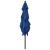 Umbrelă soare 3 niveluri, stâlp de aluminiu, azuriu, 2,5x2,5 m GartenMobel Dekor