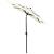 Umbrelă de soare 3 niveluri, stâlp de aluminiu, nisipiu, 2x2 m GartenMobel Dekor