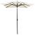 Umbrelă de soare 3 niveluri, stâlp de aluminiu, nisipiu, 2x2 m GartenMobel Dekor