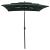 Umbrelă de soare 3 niveluri, stâlp de aluminiu, verde, 2x2 m GartenMobel Dekor