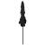 Umbrelă de soare 3 niveluri, stâlp de aluminiu, negru, 2x2 m GartenMobel Dekor