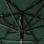Umbrelă de soare 3 niveluri, stâlp de aluminiu, verde, 2 m GartenMobel Dekor