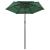 Umbrelă de soare 3 niveluri, stâlp de aluminiu, verde, 2 m GartenMobel Dekor