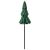 Umbrelă de soare 3 niveluri, stâlp de aluminiu, verde, 2 m GartenMobel Dekor