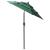 Umbrelă de soare 3 niveluri, stâlp de aluminiu, verde, 2 m GartenMobel Dekor
