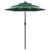Umbrelă de soare 3 niveluri, stâlp de aluminiu, verde, 2 m GartenMobel Dekor