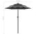Umbrelă de soare 3 niveluri, stâlp de aluminiu, antracit, 2 m GartenMobel Dekor
