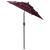 Umbrelă de soare 3 niveluri, stâlp aluminiu, roșu bordo, 2 m GartenMobel Dekor