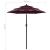 Umbrelă de soare 3 niveluri, stâlp aluminiu, roșu bordo, 2 m GartenMobel Dekor