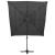 Umbrelă de soare 4 niveluri, stâlp aluminiu antracit 250x250 cm GartenMobel Dekor