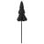 Umbrelă de soare 3 niveluri, stâlp de aluminiu, negru, 2 m GartenMobel Dekor