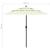 Umbrelă de soare 3 niveluri, stâlp de aluminiu, nisipiu, 2,5 m GartenMobel Dekor