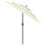 Umbrelă de soare 3 niveluri, stâlp de aluminiu, nisipiu, 2,5 m GartenMobel Dekor