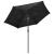 Umbrelă de soare 3 niveluri, stâlp de aluminiu, antracit, 2,5 m GartenMobel Dekor