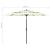 Umbrelă de soare 3 niveluri, stâlp de aluminiu, nisipiu, 3 m GartenMobel Dekor
