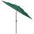 Umbrelă de soare 3 niveluri, stâlp de aluminiu, verde, 3 m GartenMobel Dekor
