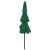 Umbrelă de soare 3 niveluri, stâlp de aluminiu, verde, 3 m GartenMobel Dekor