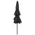 Umbrelă de soare 3 niveluri, stâlp de aluminiu, antracit, 3 m GartenMobel Dekor