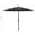Umbrelă de soare 3 niveluri, stâlp de aluminiu, antracit, 3 m GartenMobel Dekor