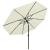Umbrelă de soare 3 niveluri, stâlp de aluminiu, nisipiu, 3,5 m GartenMobel Dekor
