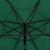 Umbrelă de soare 3 niveluri, stâlp de aluminiu, verde, 3,5 m GartenMobel Dekor