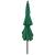 Umbrelă de soare 3 niveluri, stâlp de aluminiu, verde, 3,5 m GartenMobel Dekor